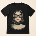 Vintage Luxury black graphic T-shirt by Avondale Apparel